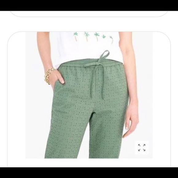 Eyelet drawstring pants - Picture 2 of 4